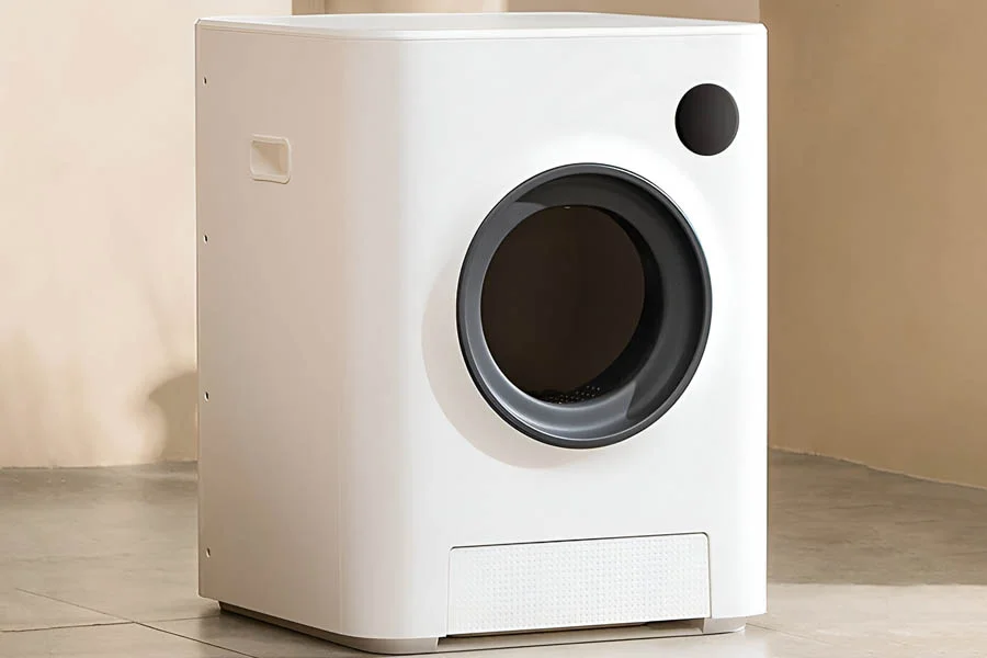 kitty litter self cleaning box